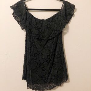 Lacy black dress